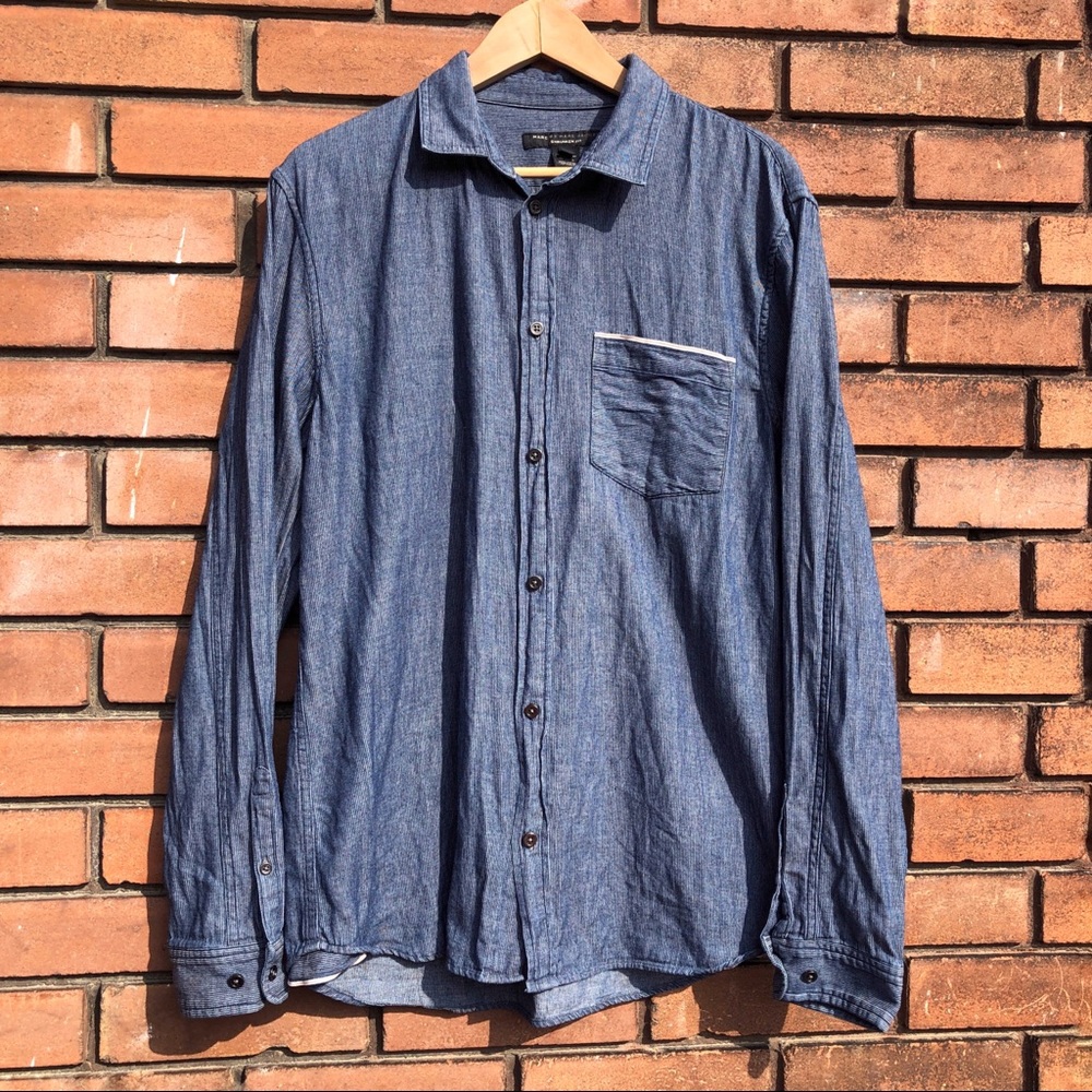 MARC BY MARC JACOBS Button down Jeans Style Shirt